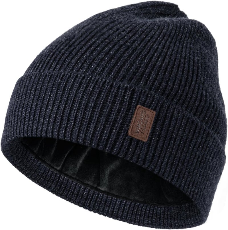 Wmcaps Winter Beanie for Men Women, Fleece Lined Beanie Soft Warm Knit Hat Ski Stocking Cuffed Cap - Image 1